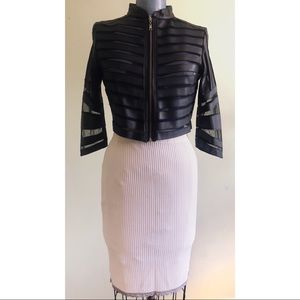 St. John Lovely White Midi Skirt